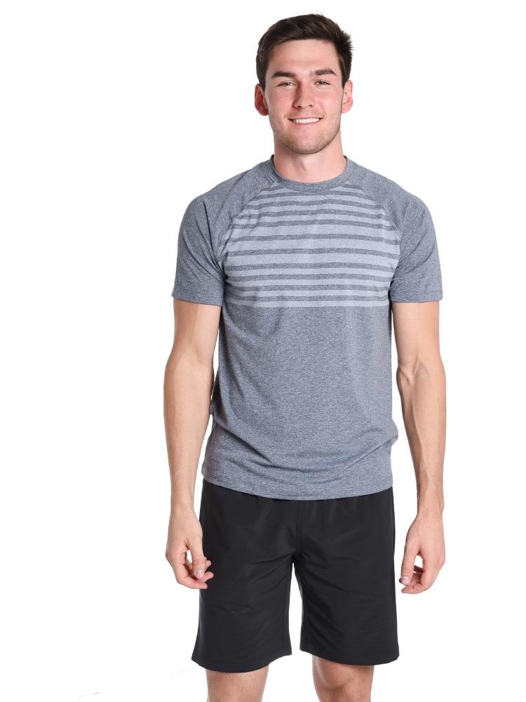 Peter Millar Men's Rio Engineered Stripe Technical T-Shirt