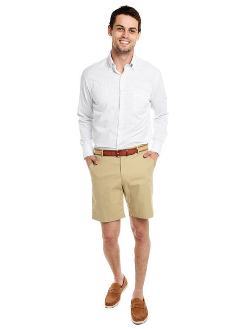 Peter Millar Waldorf Performance Tattersall Woven Shirt