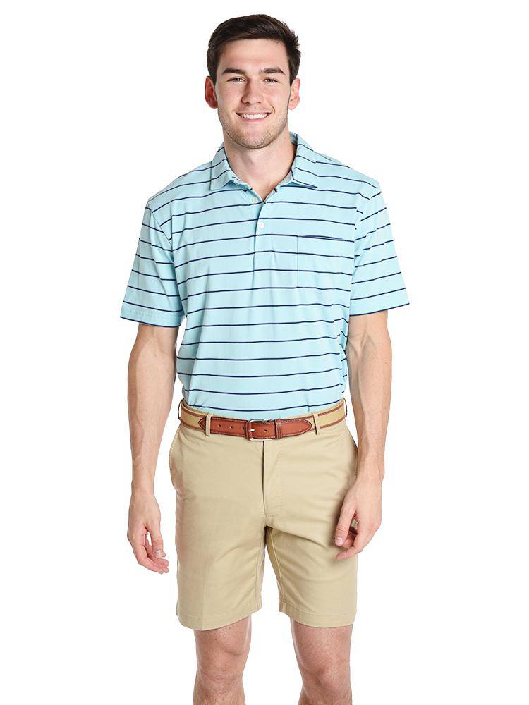 Peter Millar Knoll Seaside Wash Polo - Saint Bernard