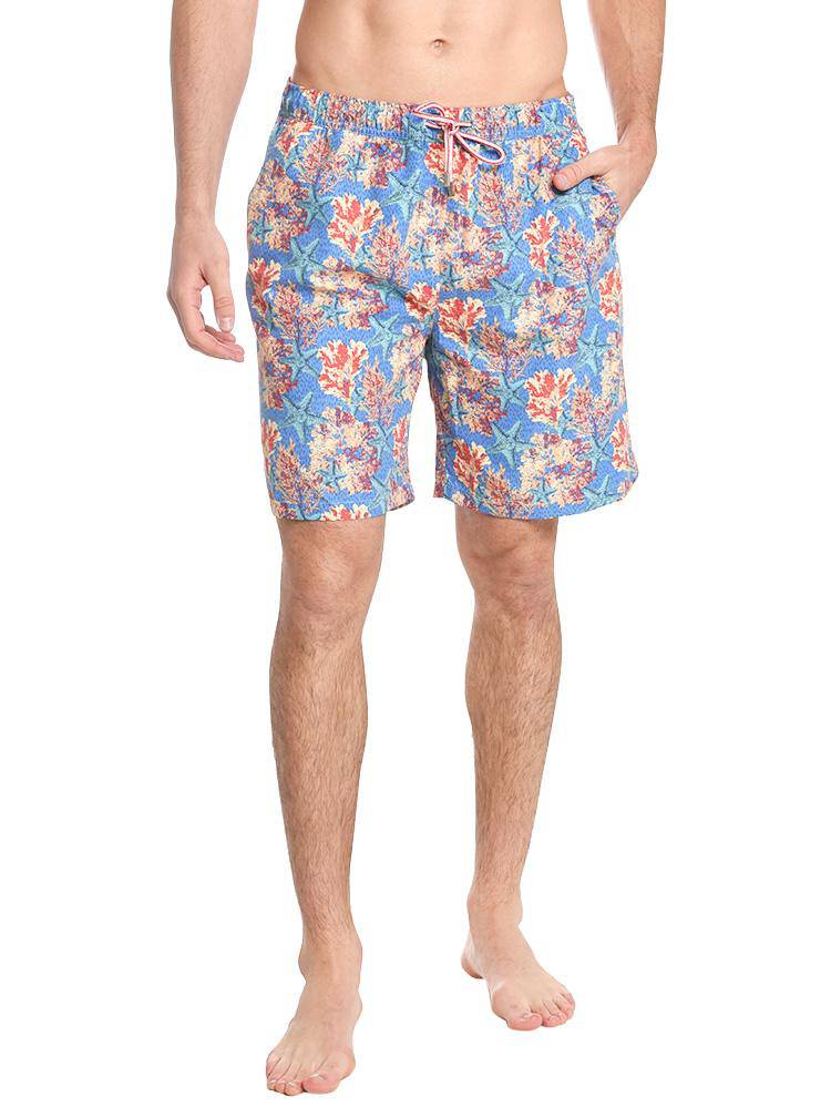 Peter Millar Stars and Coral Trunk - Saint Bernard