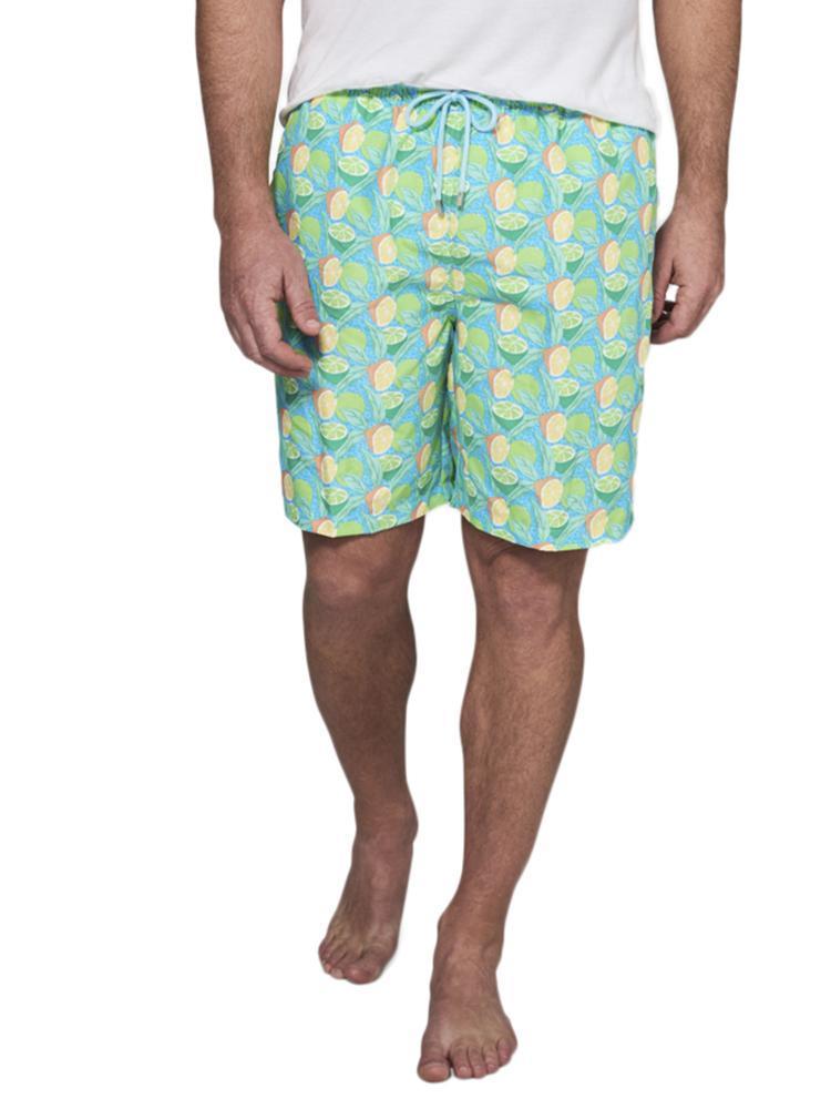 Peter Millar Men's Sour Lemons Swim Trunk - Saint Bernard