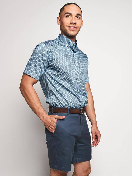 Peter Millar Men's Get Kracken Short Sleeve Sport Shirt