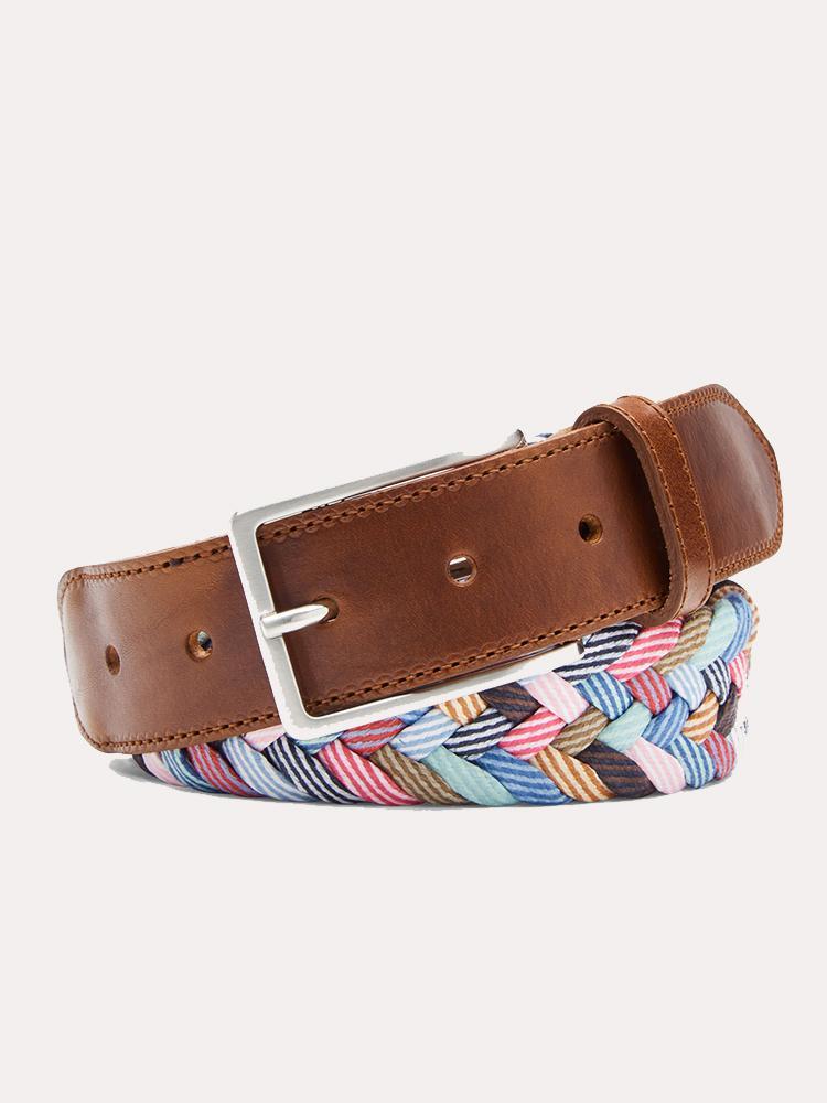 Peter Millar Sping Kaleidescope Belt - Saint Bernard