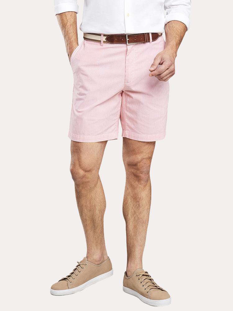 Peter Millar Crown Comfort Pinstripe Short - Saint Bernard