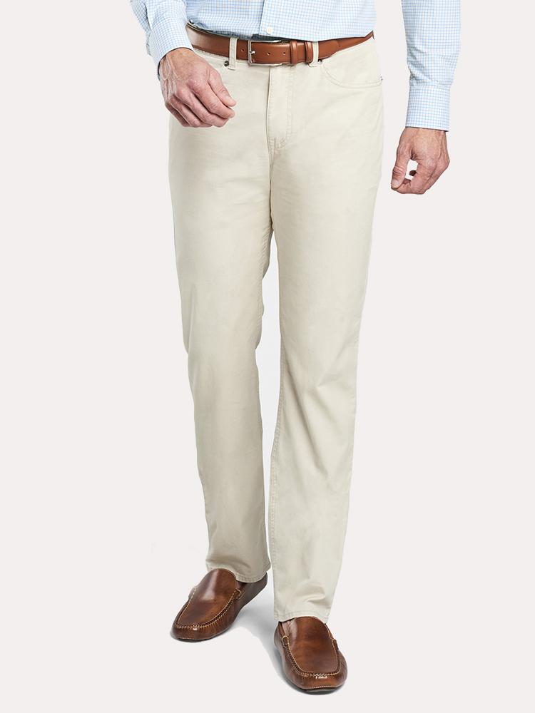 Peter Millar Soft Touch Twill Five Pocket Trouser - Saint Bernard