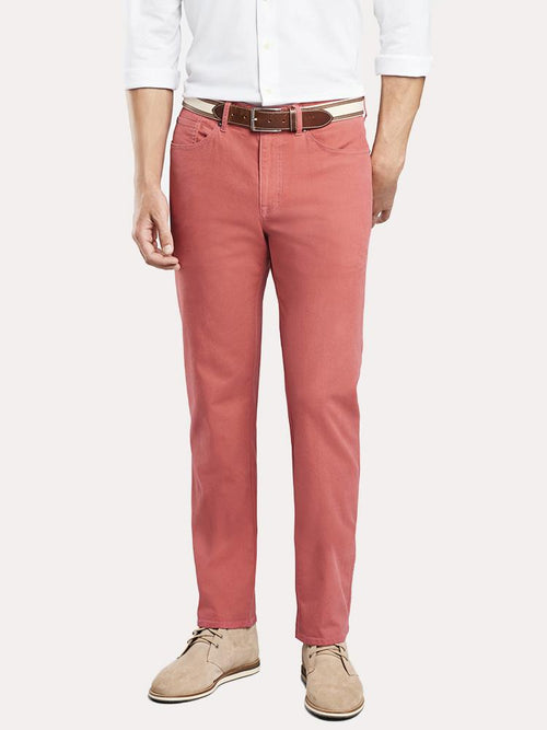 Peter Millar Crown Vintage Canvas Five Pocket Pants