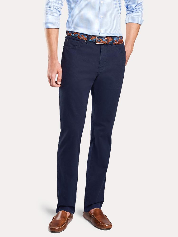 Peter Millar Crown Vintage Canvas Five Pocket Pants - Saint Bernard