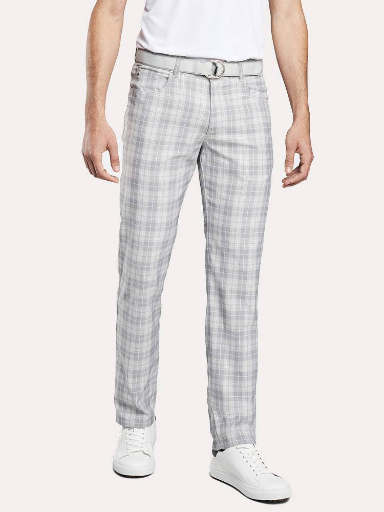 Peter Millar Raleigh Tartan Five Pocket Pant - Saint Bernard