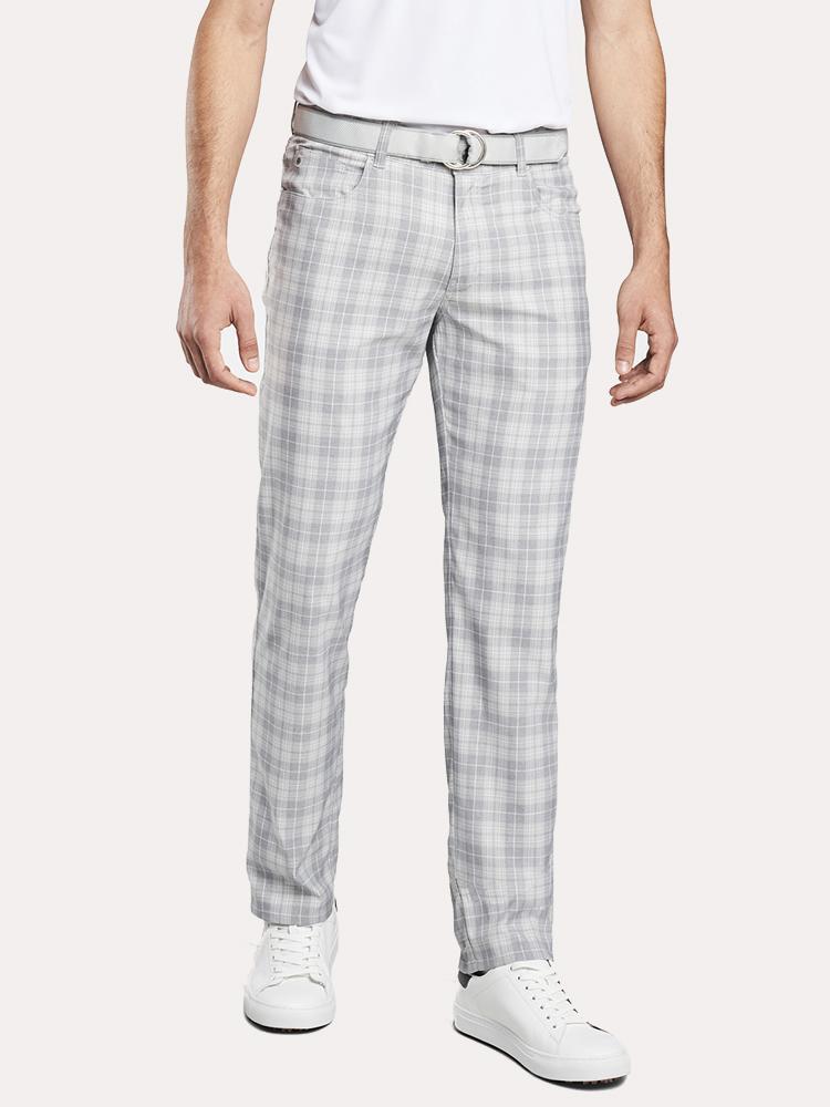 Peter Millar Raleigh Tartan Five Pocket Pant - Saint Bernard