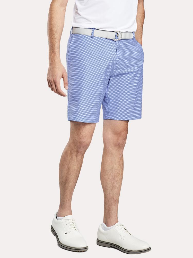 Peter Millar Carrboro Seagrass Fancy Performance Short - Saint Bernard