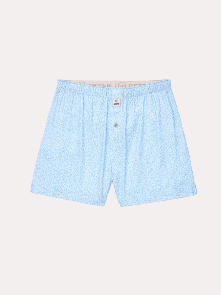 Peter Millar Men's Capital Printed Clubs Jersey Boxer - Saint Bernard