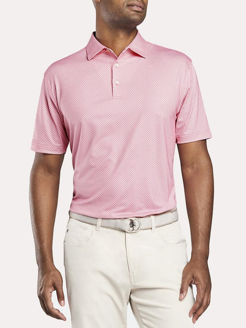 Peter Millar Tazza Foulard Stretch Jersey Polo