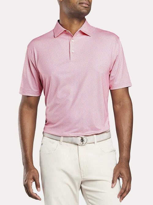 Peter Millar Tazza Foulard Stretch Jersey Polo