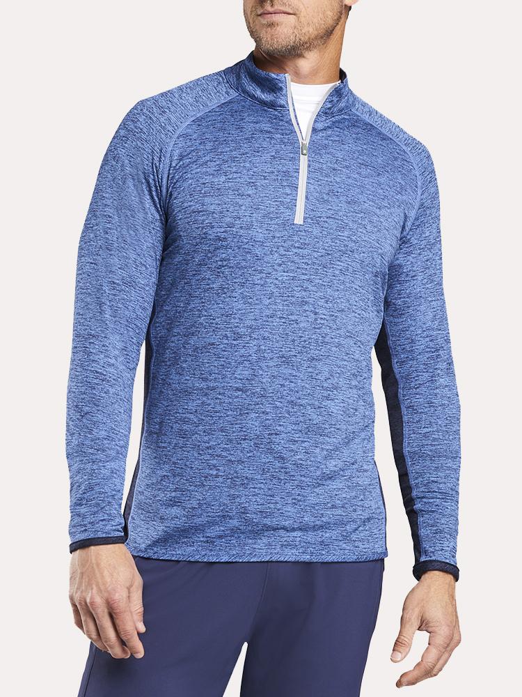 Peter Millar Sydney Color Block Stretch Pullover - Saint Bernard