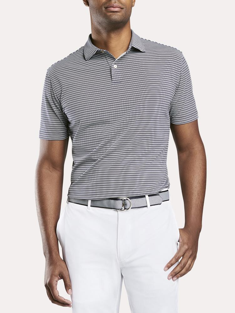 Peter Millar Men's Crown Crafted Coltrane Stripe Performance Polo