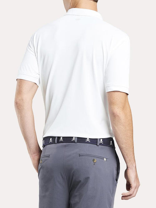 Peter Millar Crown Crafted Fitzgerald Stretch Pique Mesh Polo
