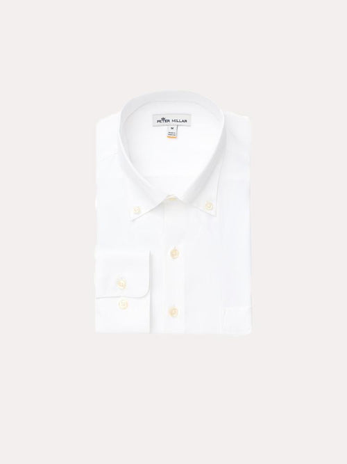 Peter Millar Men's Rivers Natural Touch Performance Sport Shirt