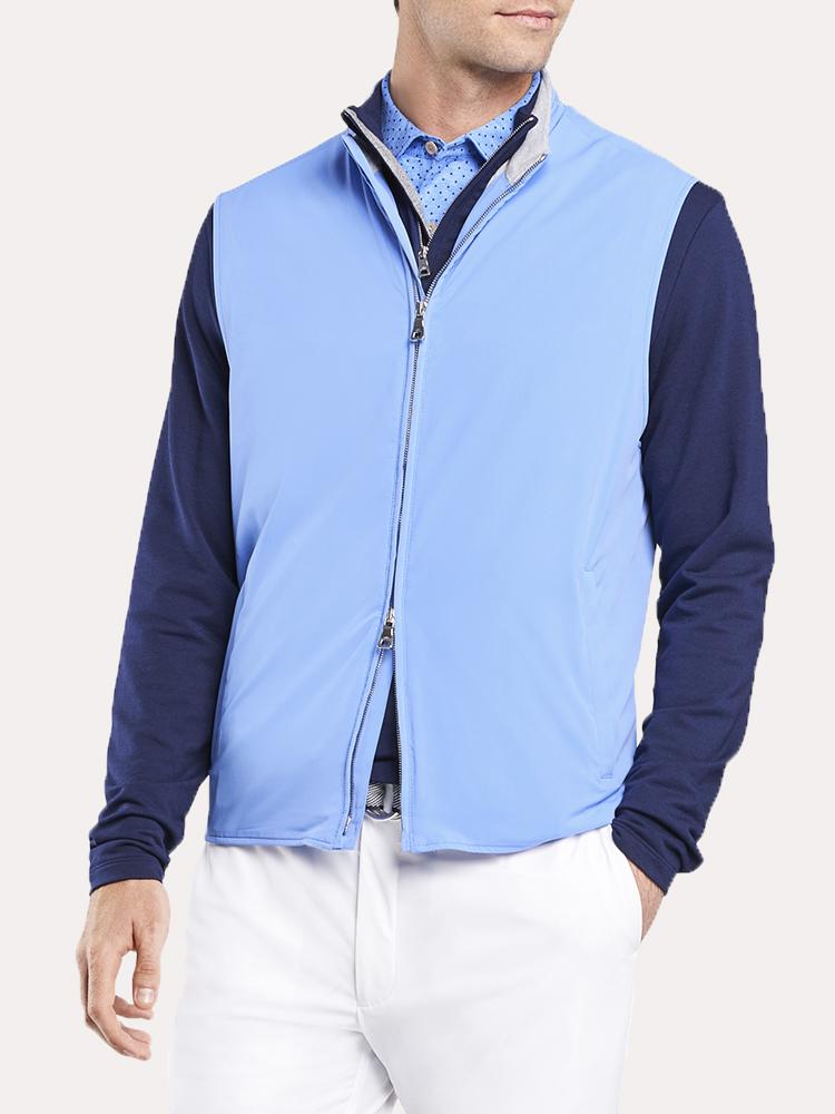 Peter Millar Men's Crown Crafted Stealth Hybrid Vest - Saint Bernard
