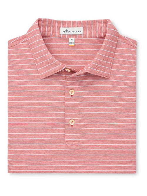 Peter Millar Men's Jackson Stripe Cotton Lisle Polo