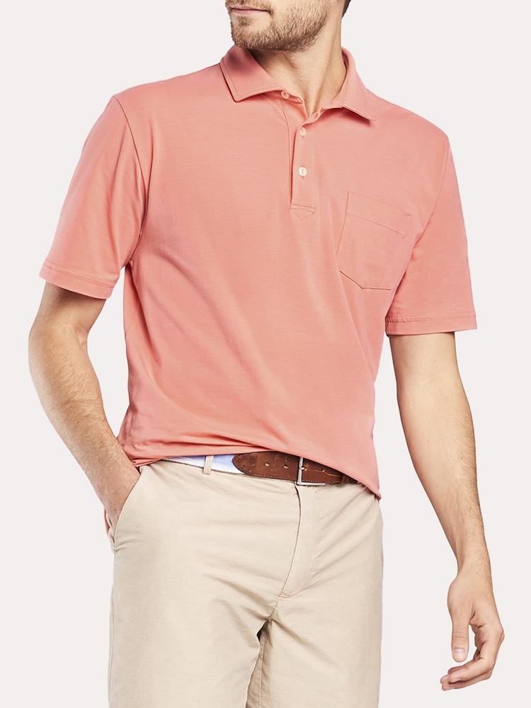 Peter Millar Seaside Wash Polo - Saint Bernard
