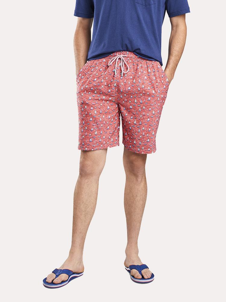 Peter Millar Confetti Boats Swim Trunk - Saint Bernard