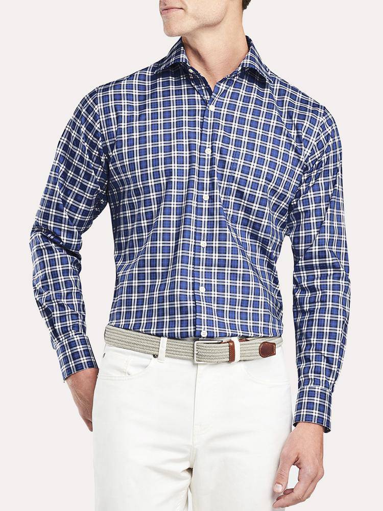 Peter Millar Santo Plaid Shirt - Saint Bernard