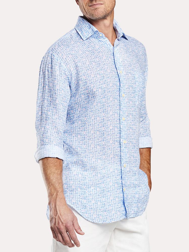 Peter Millar Lil Friday Sport Shirt - Saint Bernard