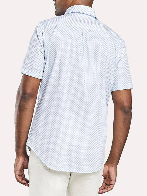 Peter Millar Beach Leaves Short Sleeve Sportshirt