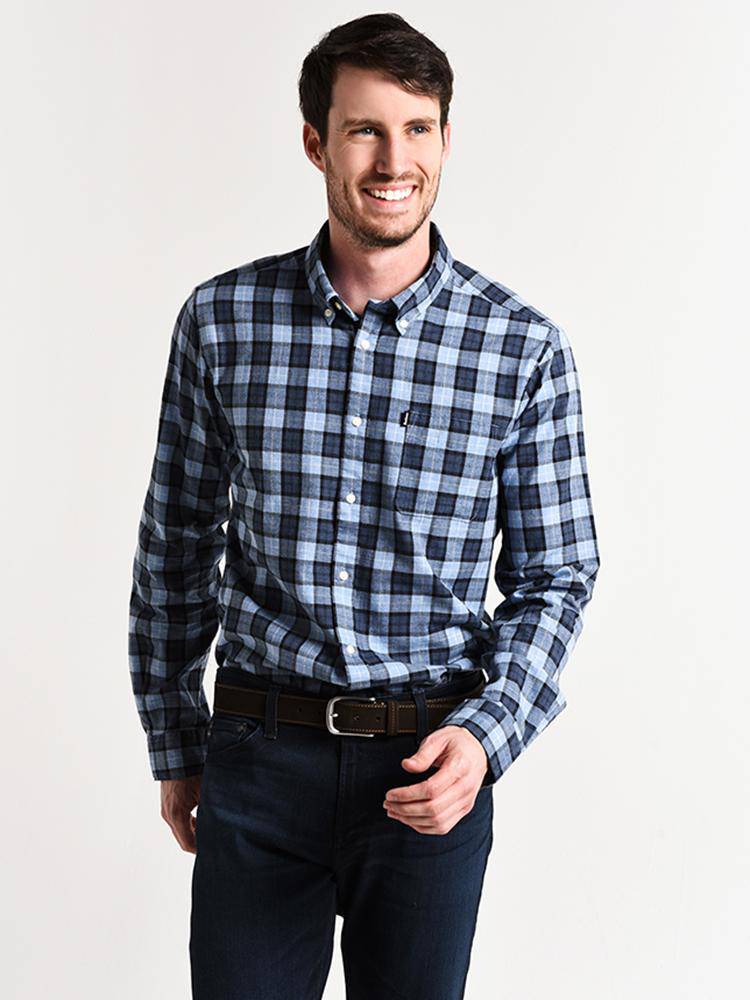 Barbour Men's Endsleigh Twill Check Shirt - Saint Bernard
