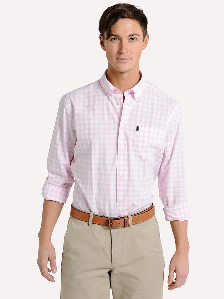 Barbour Men's Ginham 3 Tailored Fit Button-Down Shirt - Saint Bernard