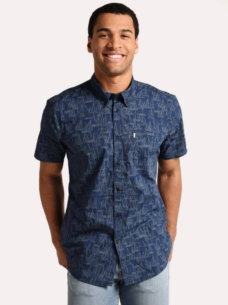 Barbour Men's Boat Short Sleeve Shirt - Saint Bernard
