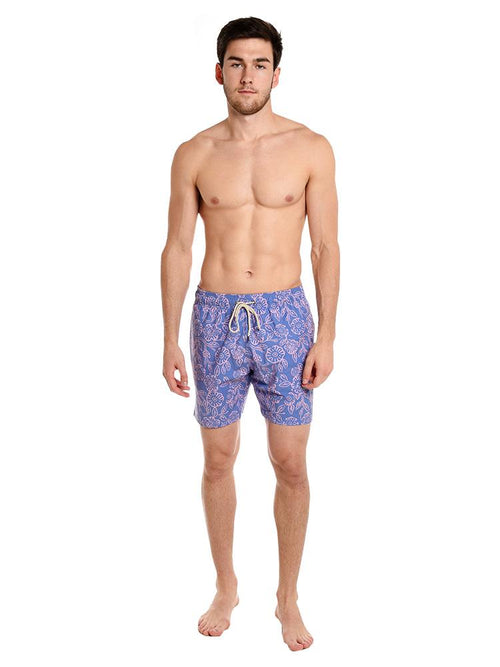 Faherty Brand Beacon Trunk Pink Poppy Print