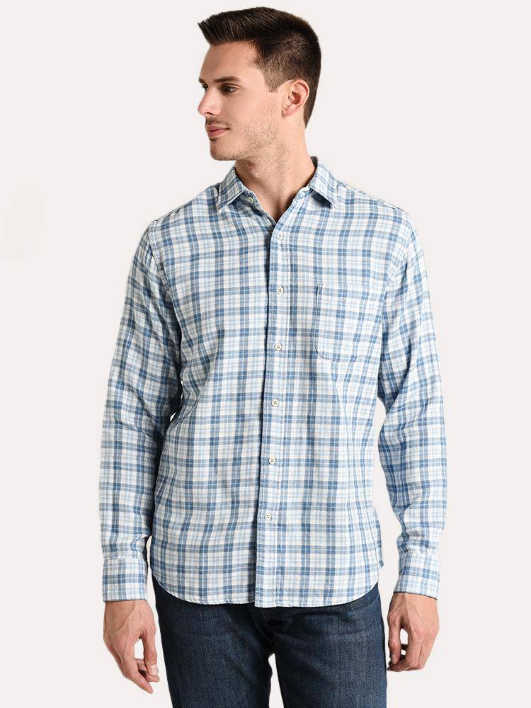 Faherty Brand Men's Doublecloth Ventura Button Down Shirt - Saint Bernard