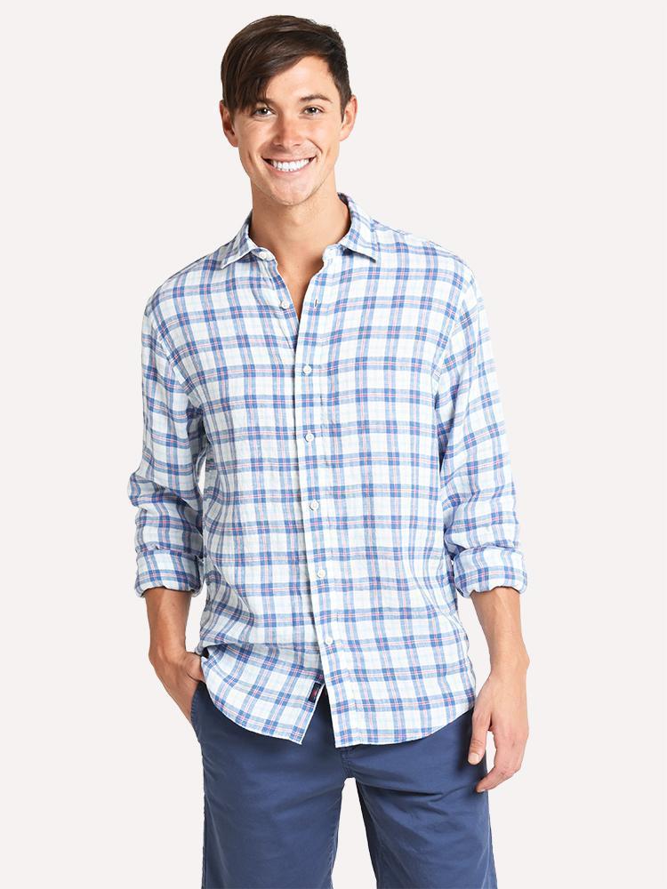 Faherty Brand Linen AMK Shirt - Saint Bernard