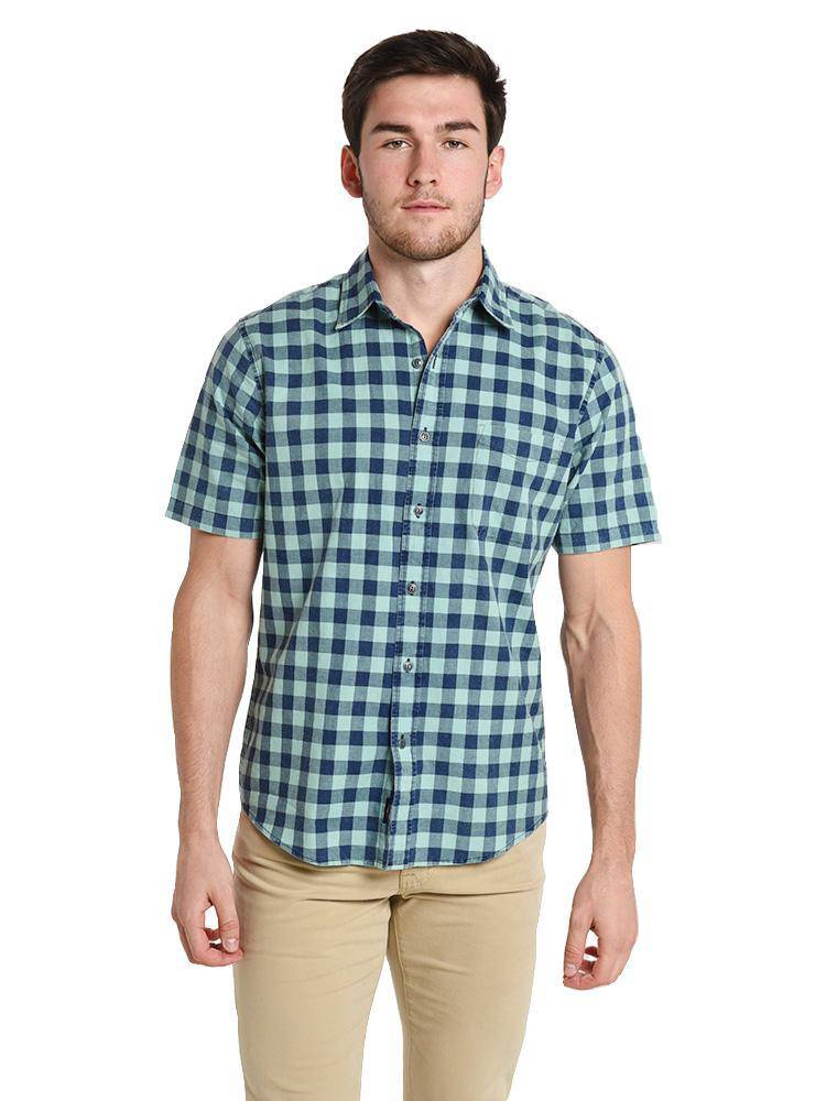 Faherty Brand Short Sleeve Ventura Shirt - Saint Bernard