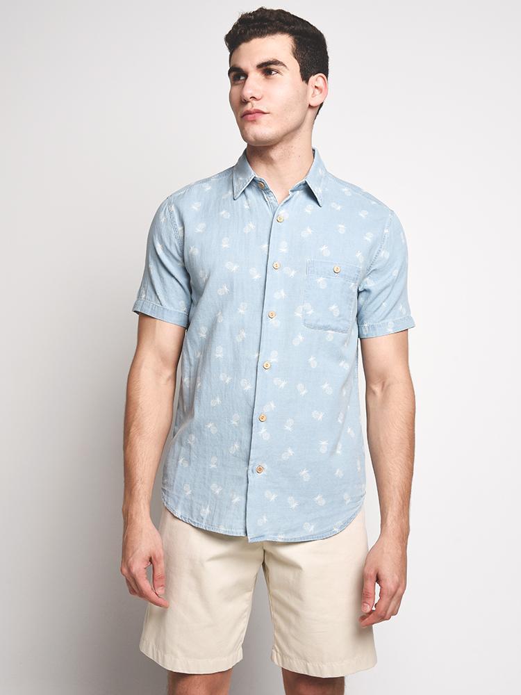Faherty Brand Short Sleeve Coast Shirt - Saint Bernard