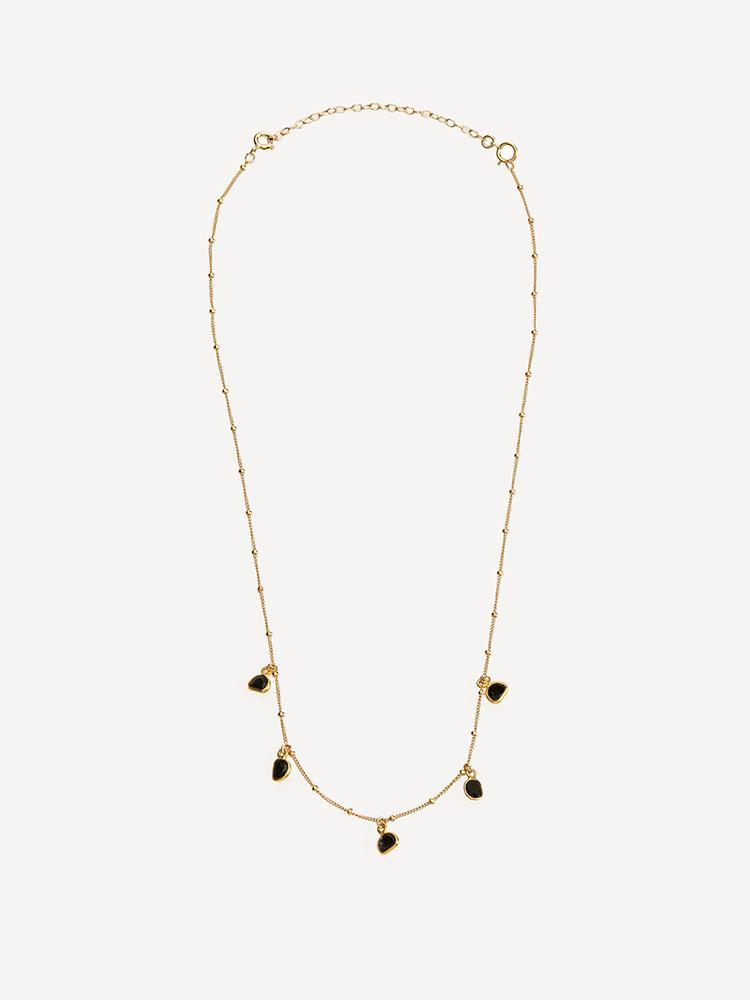Joy Dravecky Mini Bezel Drop Necklace - Saint Bernard