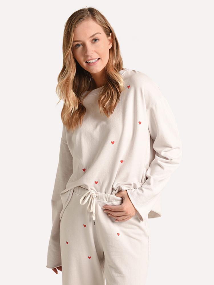 Sundry Hearts Raw Boxy Sweatshirt - Saint Bernard