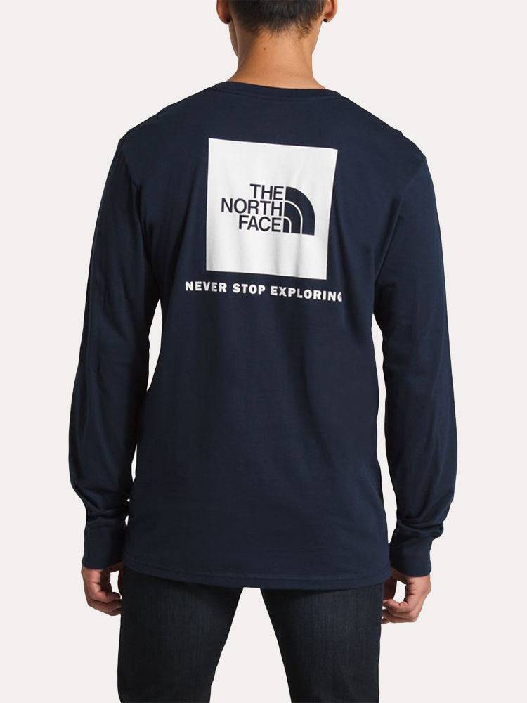 The North Face Men's Long-Sleeve Red Box Tee - Saint Bernard