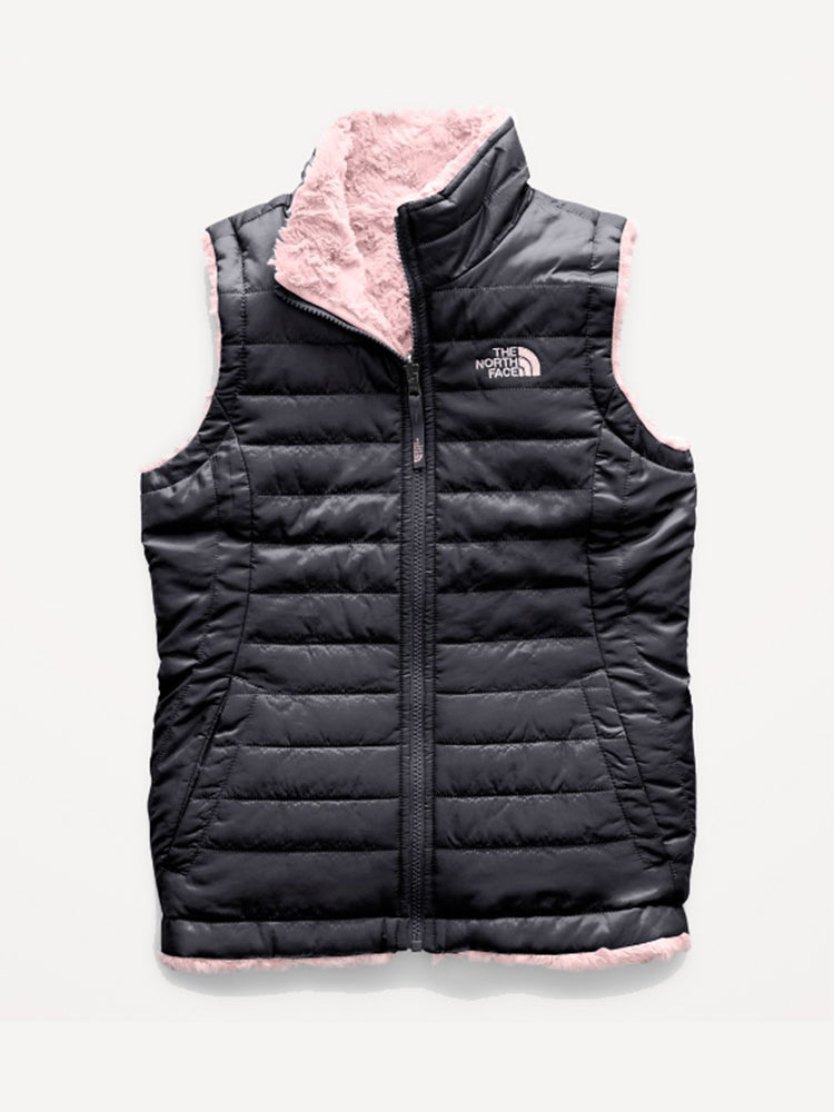 The North Face Girls' Reversible Mossbud Swirl Vest - Saint Bernard