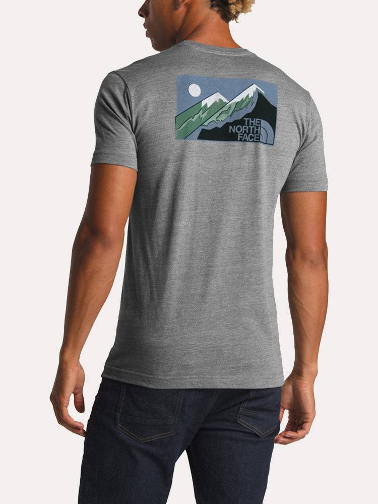 The North Face Men's Short Sleeve Gradient Desert Tri Blend Pocket Tee - Saint Bernard