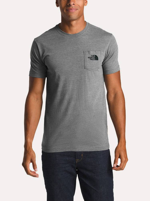 The North Face Men's Short Sleeve Gradient Desert Tri Blend Pocket Tee