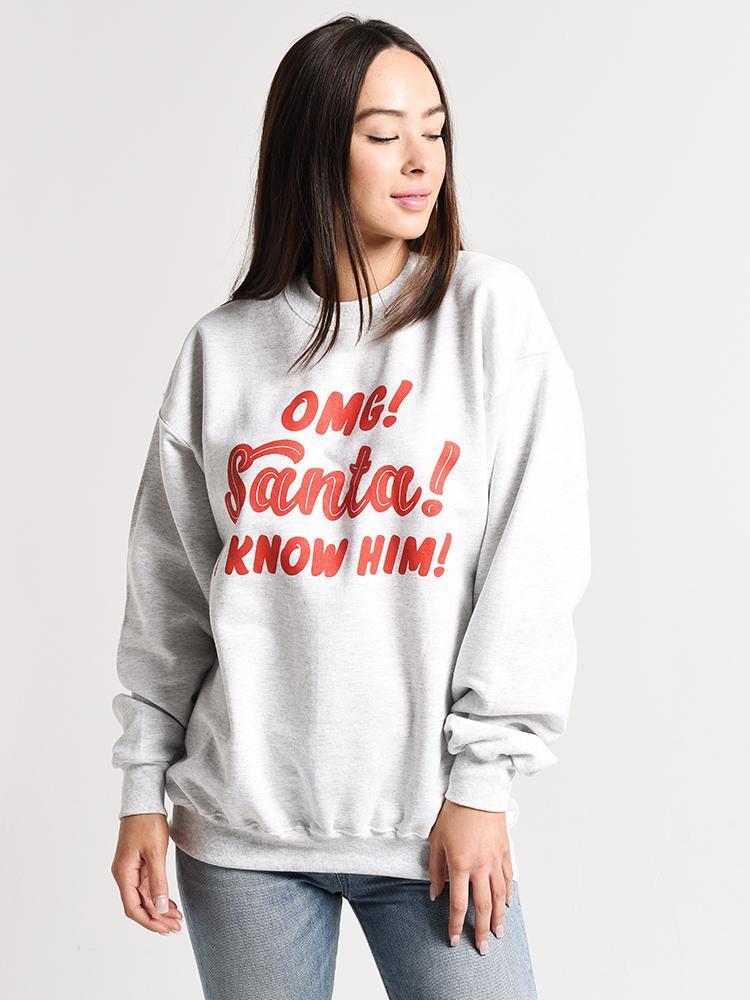 Charlie Southern OMG Santa SS Sweatshirt - Saint Bernard