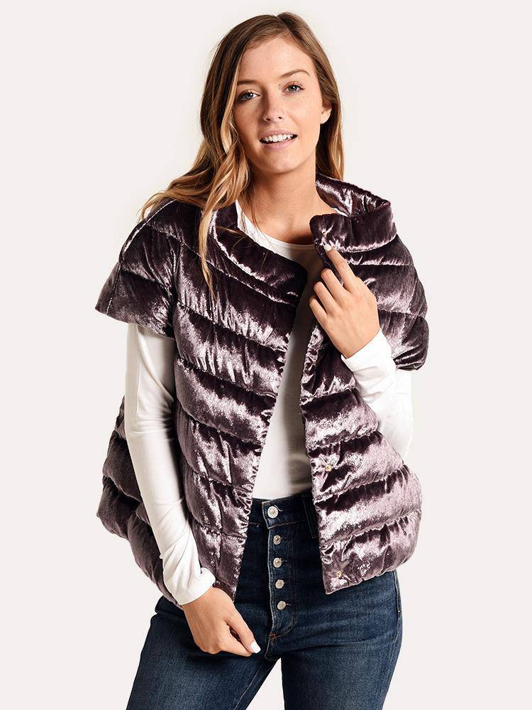 Herno Crystal Velvet Pink Short Sleeve Jacket - Saint Bernard