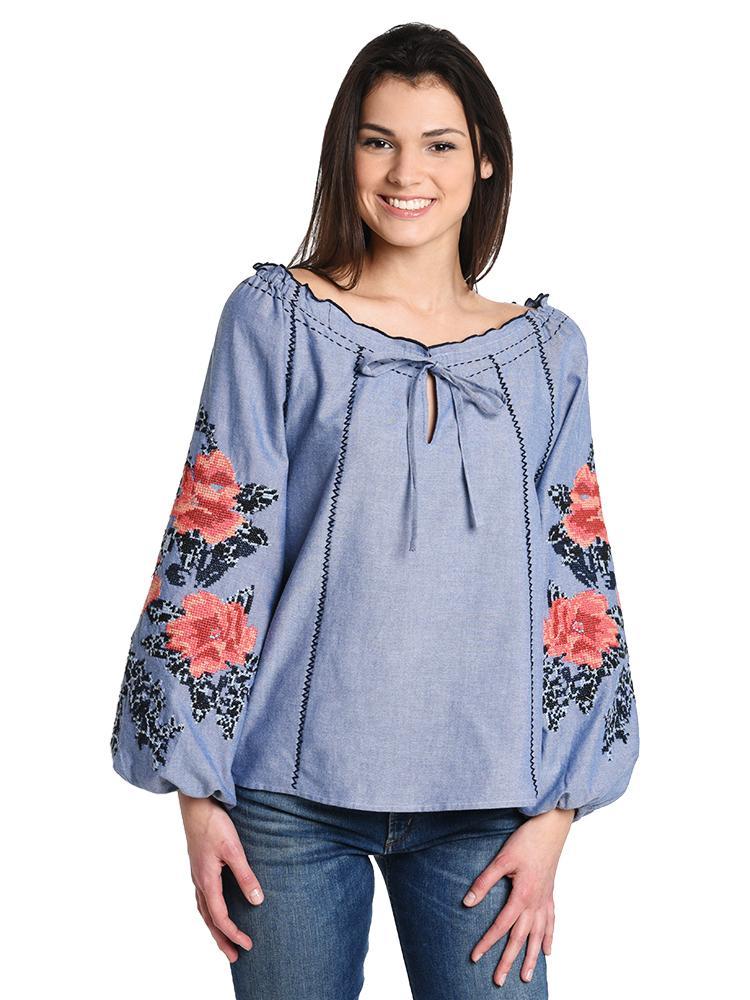 Parker NY Laureena Blouse - Saint Bernard