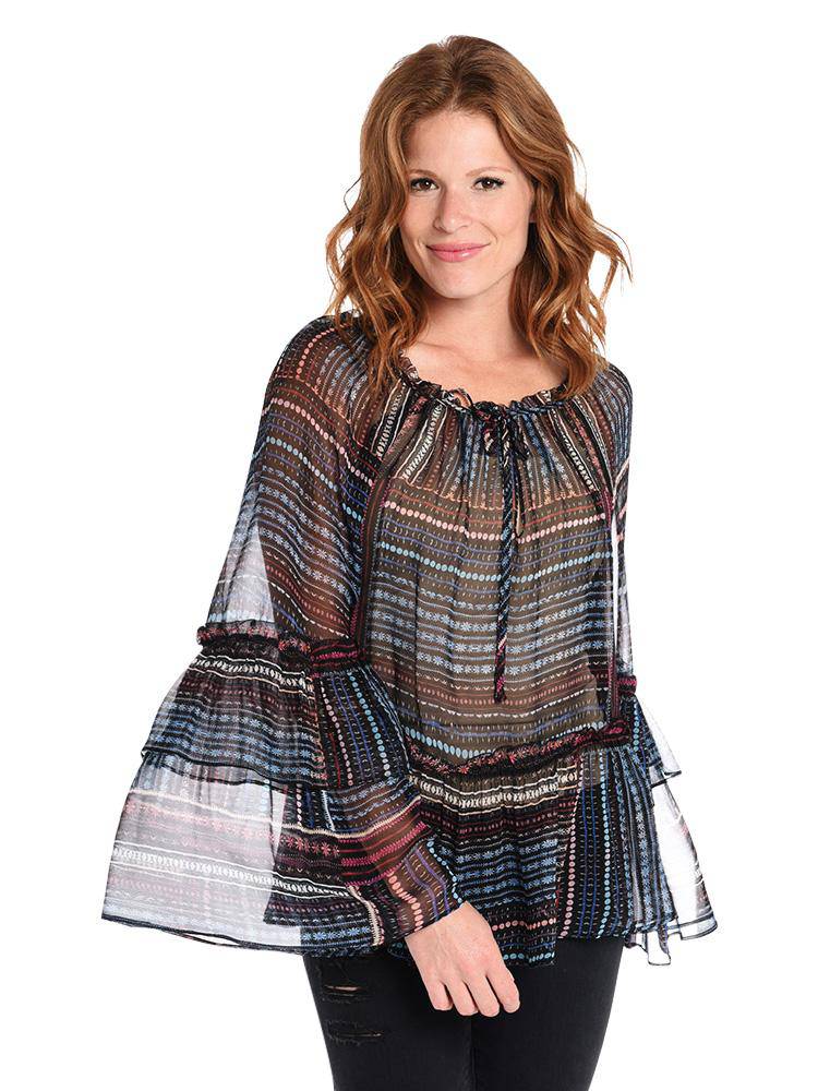 Parker Scarlet Blouse - Saint Bernard