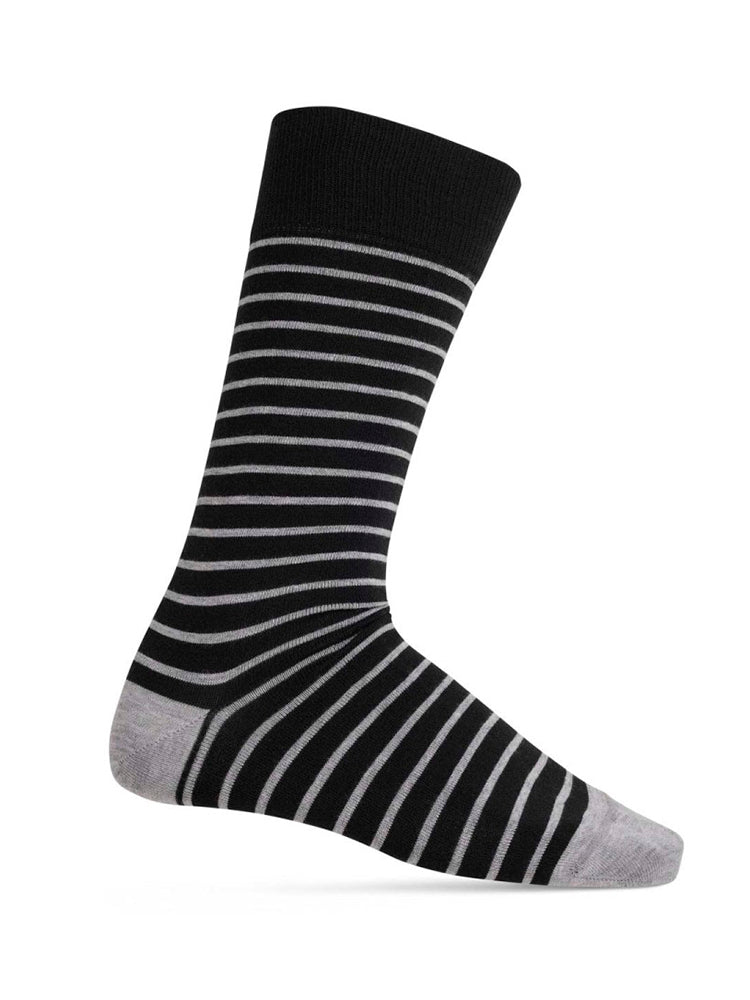 Peter Millar Crown Men's Nautical Stripe Sock - Saint Bernard