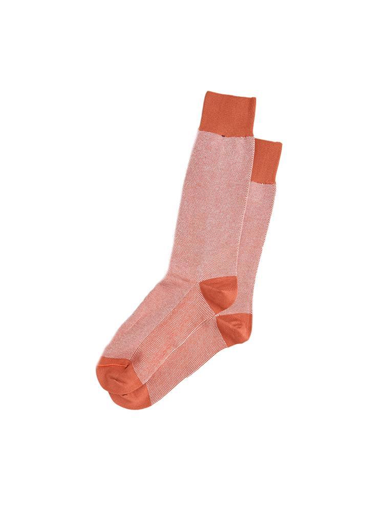 Peter Millar Men's Micro Birdseye Sock - Saint Bernard