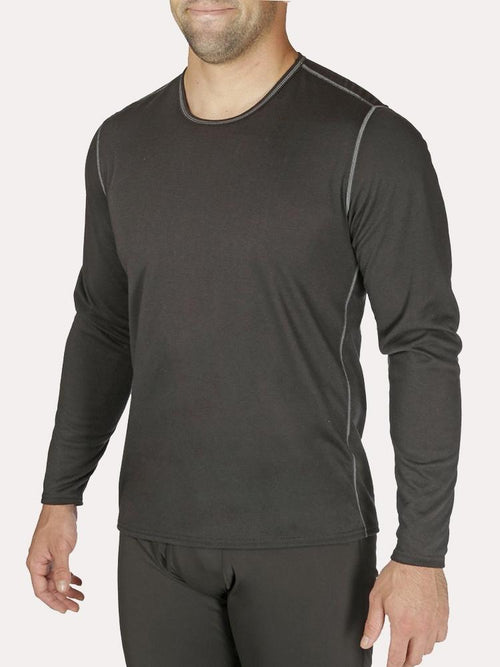 Hot Chillys Men's Pepper Bi-Ply Crewneck - Saint Bernard