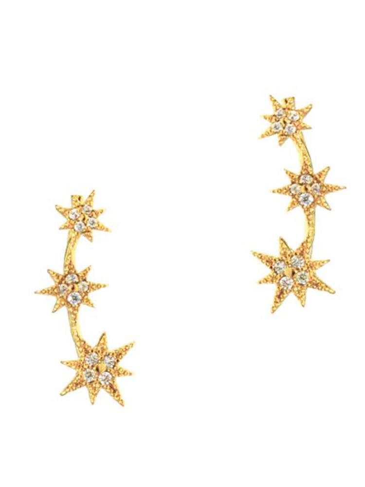 Tai Starburst Crawler Earrings - Saint Bernard